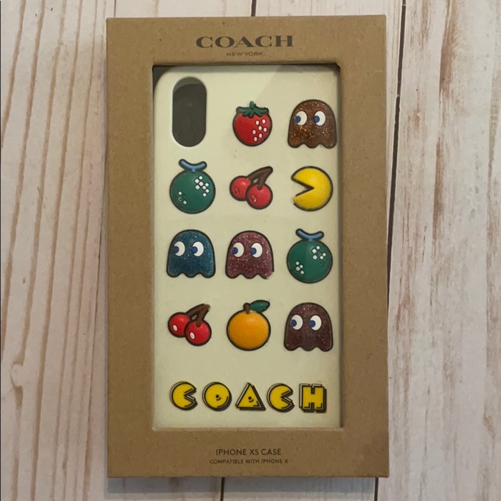 Coach iPhone XS, X case